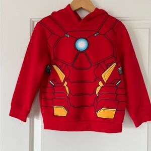 GAP Kids Red and Yellow Hero Hoodie